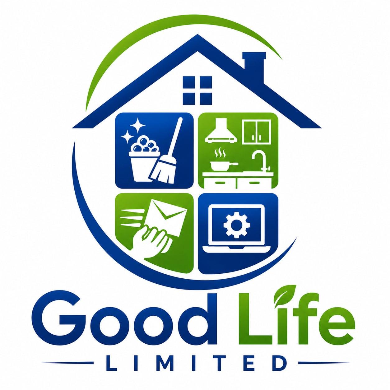 goodlife logo white